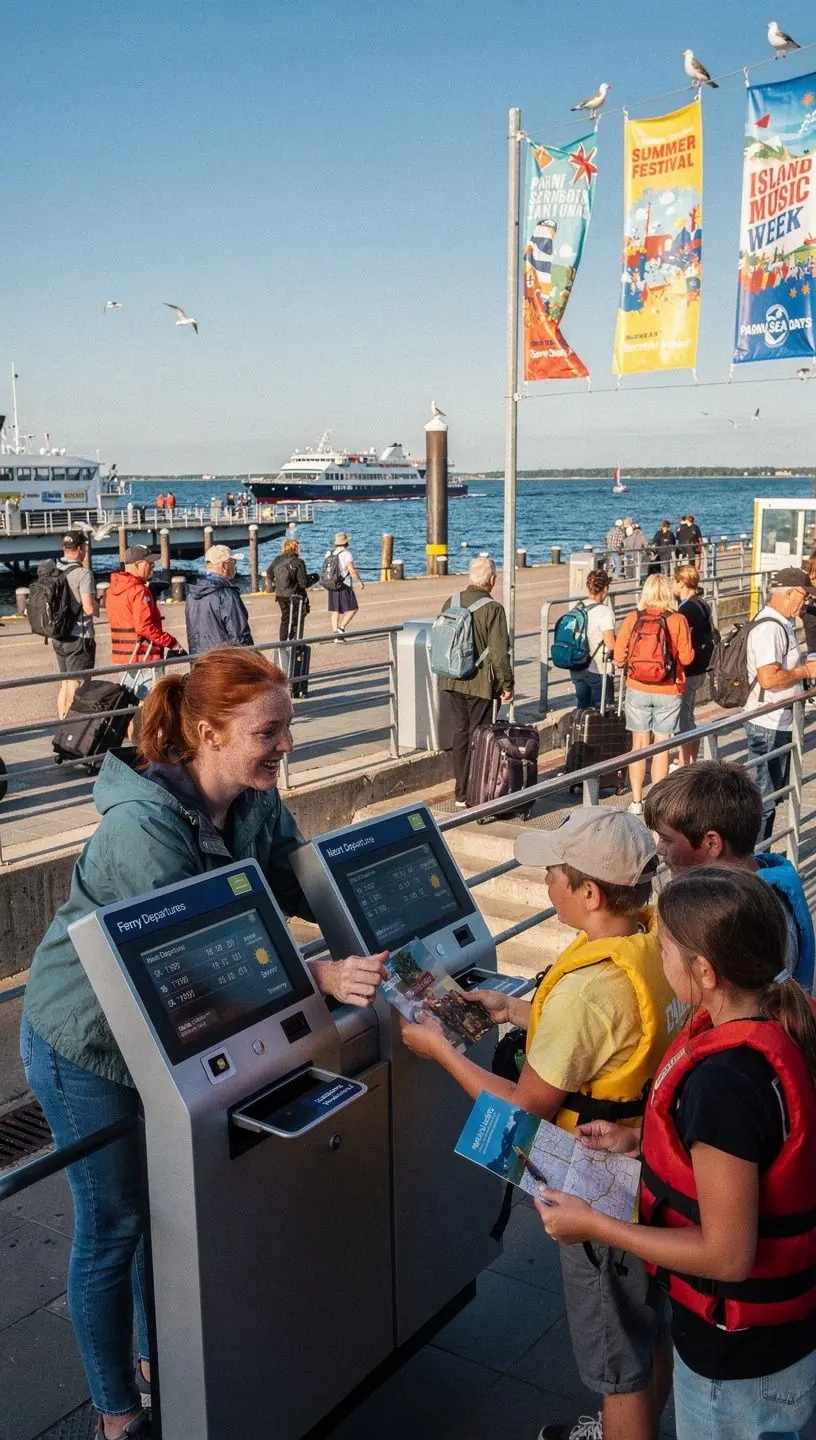 Kaardivaade Eesti saartest ja nende omavahelistest laevaliinidest